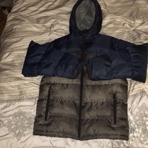 🏈Boys London Fog Puffer Coat sz L 14/16🏀